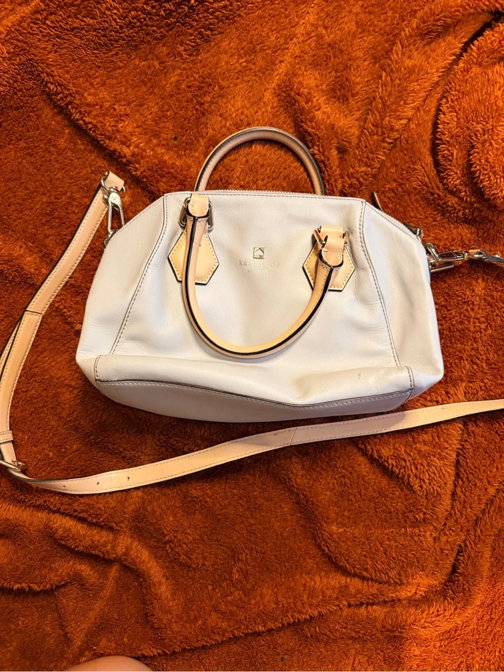 kate spade structured leather